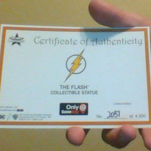 Limited edition Flash statue